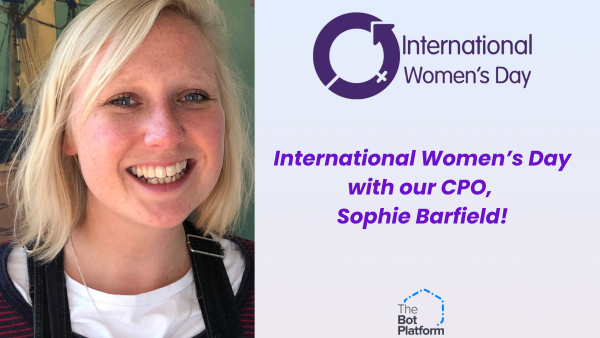 International Women’s Day with our CPO, Sophie Barfield!