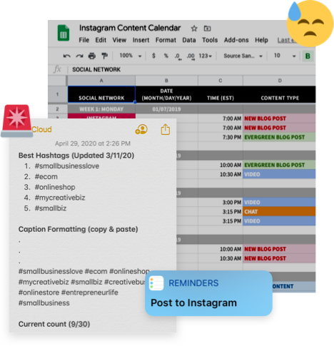 Stop wasting time scheduling Instagram posts the old way